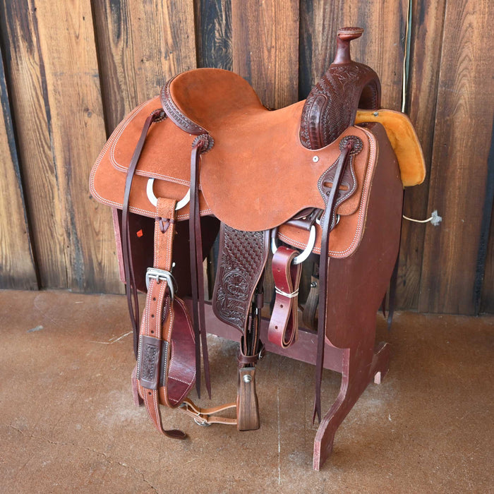 14.5" JEFF SMITH BUSTER WELCH RANCH CUTTER SADDLE
