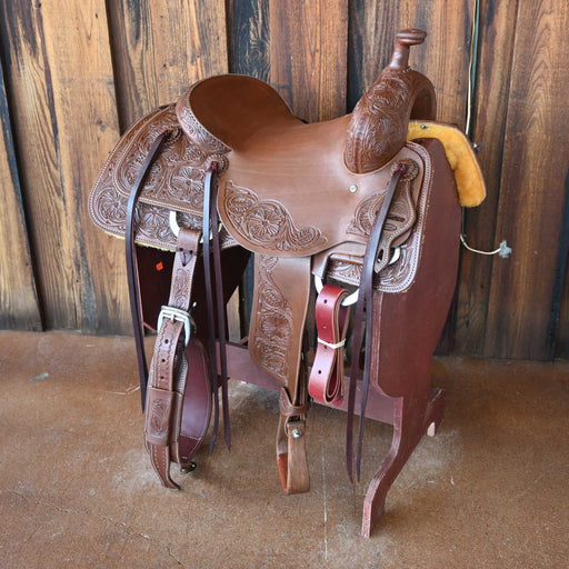 15" JEFF SMITH BUSTER WELCH RANCH CUTTER SADDLE Saddles - New Jeff Smith
