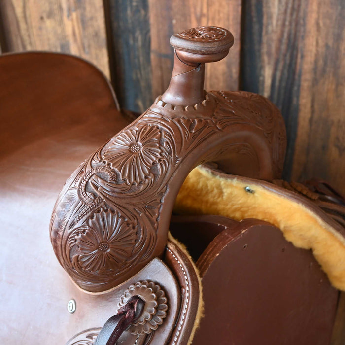 15" JEFF SMITH BUSTER WELCH RANCH CUTTER SADDLE Saddles - New Jeff Smith