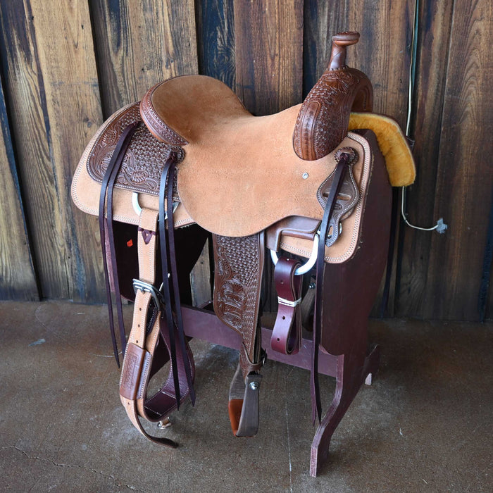 15.5" JEFF SMITH BUSTER WELCH RANCH CUTTER SADDLE