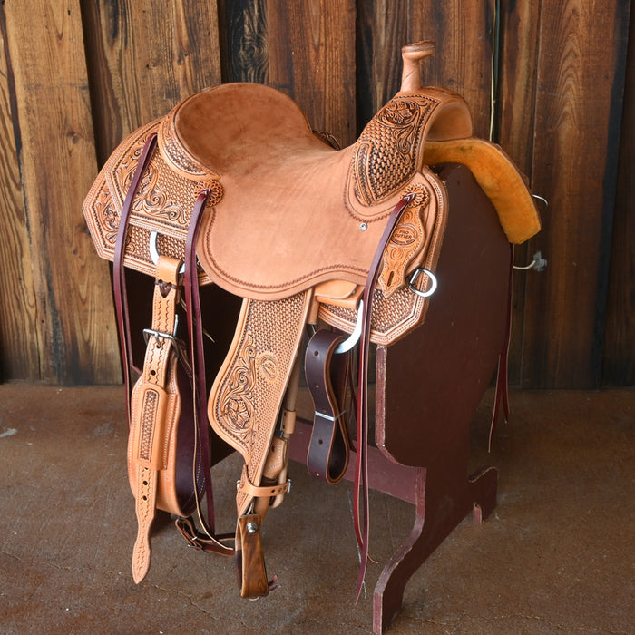 16" TESKEY'S PRO CUTTER RANCH CUTTER SADDLE Saddles - New Teskey's Saddlery