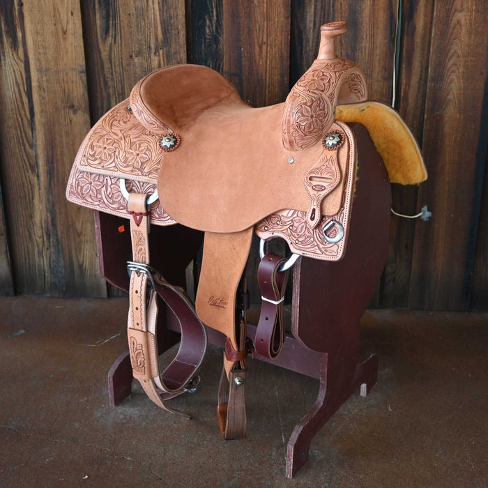 16" JEFF SMITH BUSTER WELCH RANCH CUTTER SADDLE