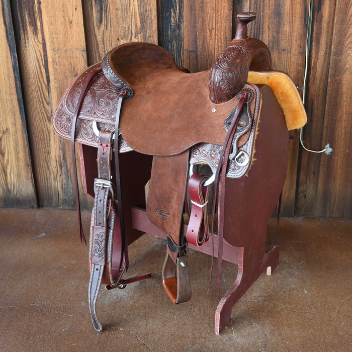 16.5" JEFF SMITH BUSTER WELCH RANCH CUTTER SADDLE