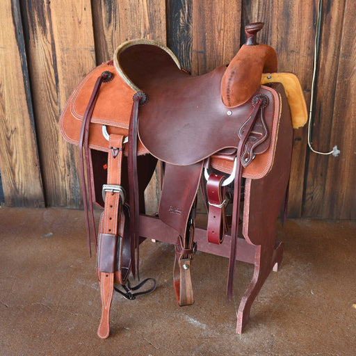 16" JEFF SMITH DON LESON COW HORSE SADDLE Saddles - New Jeff Smith