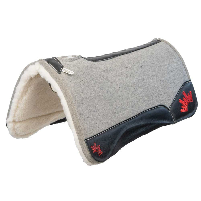 Best Ever Best in Show - Gray/Red Pad Tack - Saddle Pads Best Ever