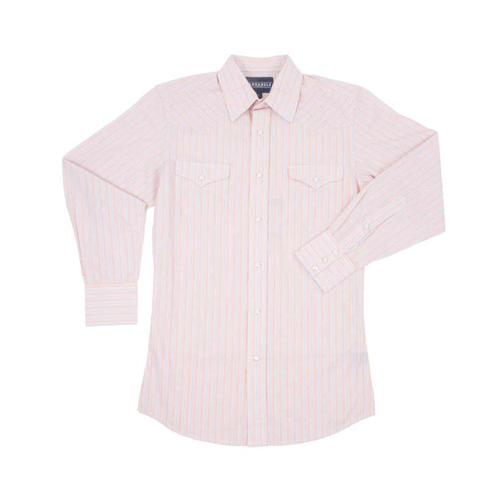 * Panhandle Men's Pearl Snap Stripe Shirt - FINAL SALE MEN - Clothing - Shirts - Long Sleeve Panhandle
