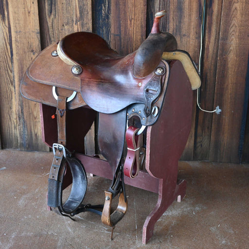 16" USED JEFF SMITH BUSTER WELCH CUTTING SADDLE Saddles - Used Jeff Smith
