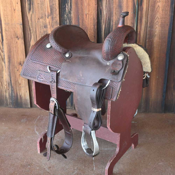15.5" USED WENDY ALLEN CUTTING SADDLE