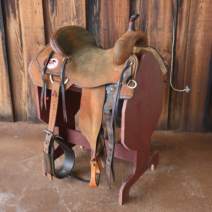 15" USED ROO HIDE CUTTING SADDLE