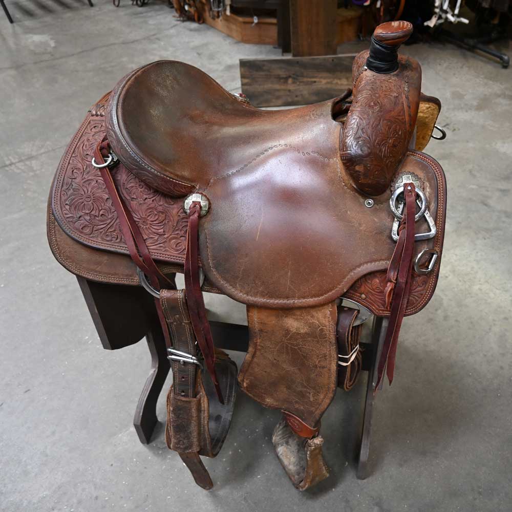 15" USED COWPUNCHER RANCH SADDLE