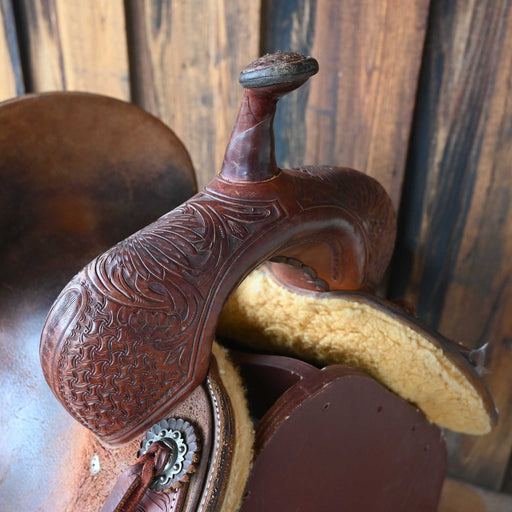 13.5" USED JEFF SMITH BARREL SADDLE Saddles - Used Jeff Smith