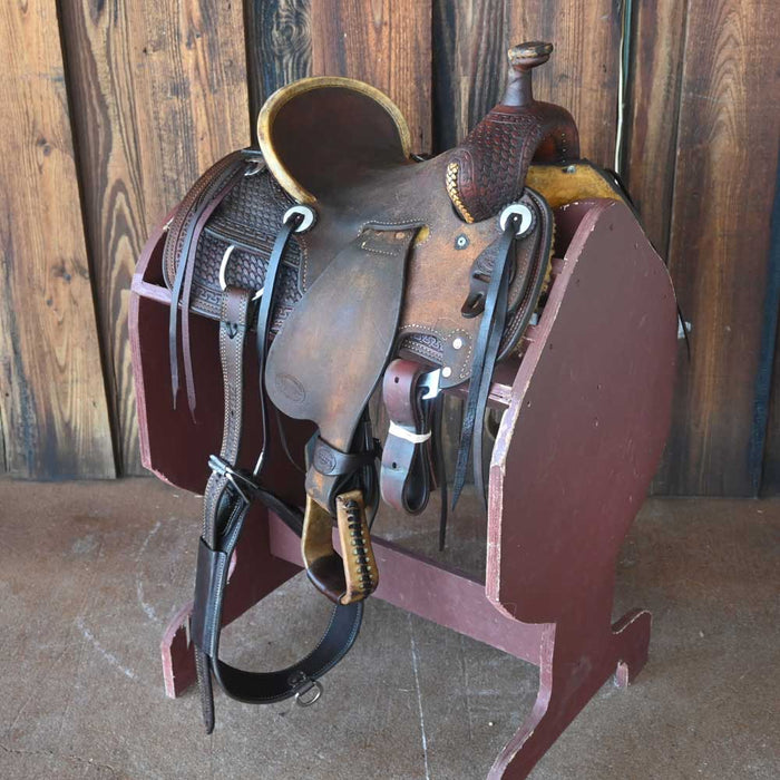 11.5" USED TESKEY'S JR ASSOCIATION SADDLE