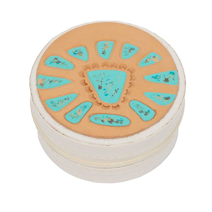 McIntire Turquoise Squash Jewelry Case WOMEN - Accessories - Handbags - Clutches & Pouches McIntire Saddlery