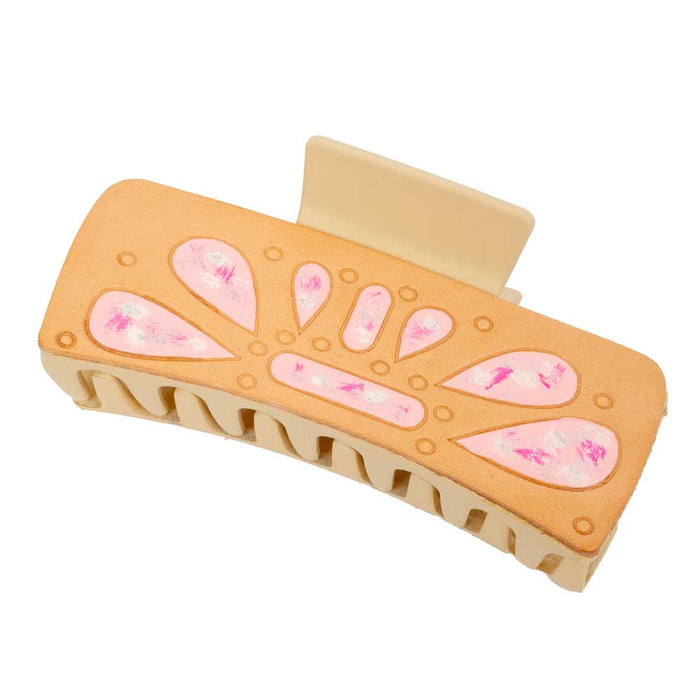 McIntire Saddlery Hair Clip - Stone/ Baby Pink Squash WOMEN - Accessories - Hair Accessories McIntire Saddlery