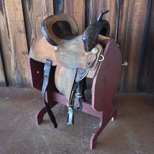 13" USED JOSH ANDREWS BARREL SADDLE Saddles - Used Josh Andrews