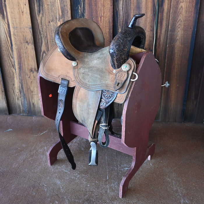 13" USED JOSH ANDREWS BARREL SADDLE