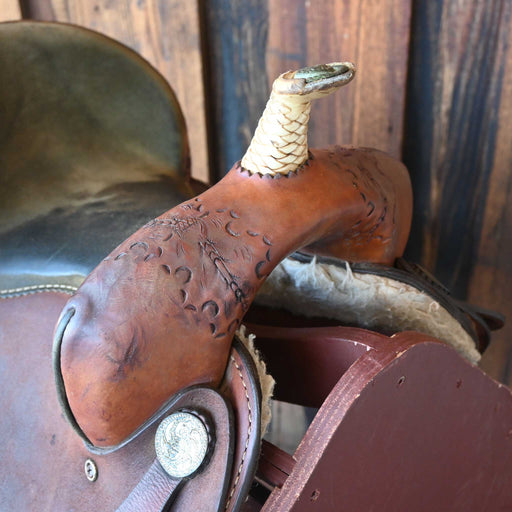 14" USED DAKOTA BARREL SADDLE Saddles - Used Dakota Saddlery