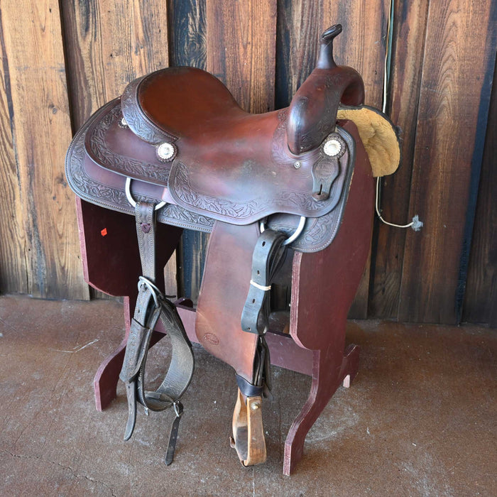 15.5" USED M.L LEDDY CUTTING SADDLE