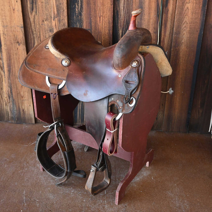16" JEFF SMITH BUSTER WELCH CUTTING SADDLE