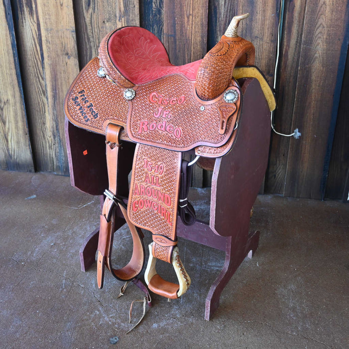 14" USED COWBOY CLASSIC BARREL SADDLE