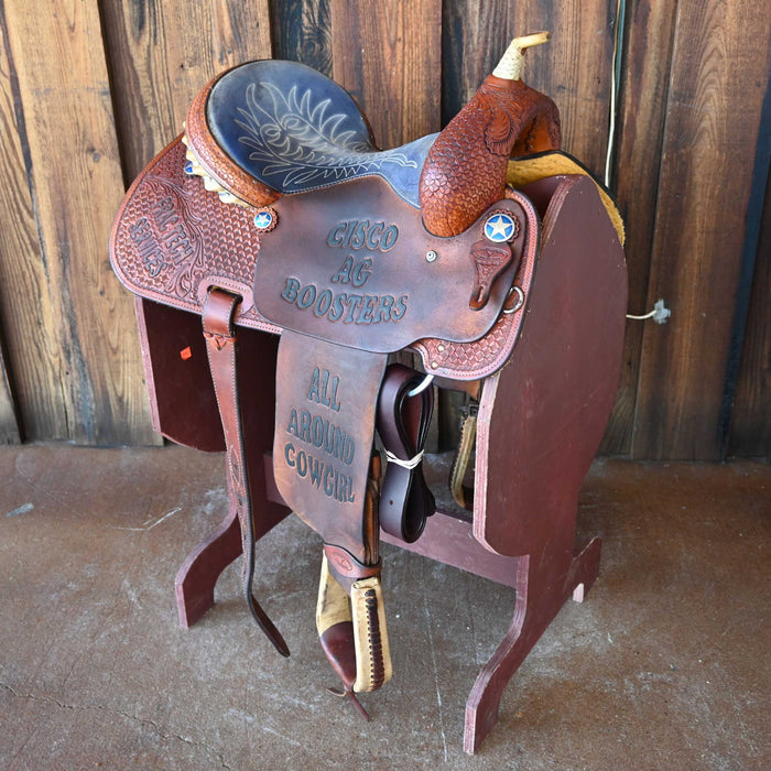14" USED COWBOY CLASSIC BARREL SADDLE