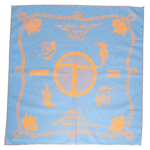 Teskey's Circle T Bandana - Blue/Orange TESKEY'S GEAR - Small Accessories Teskey's