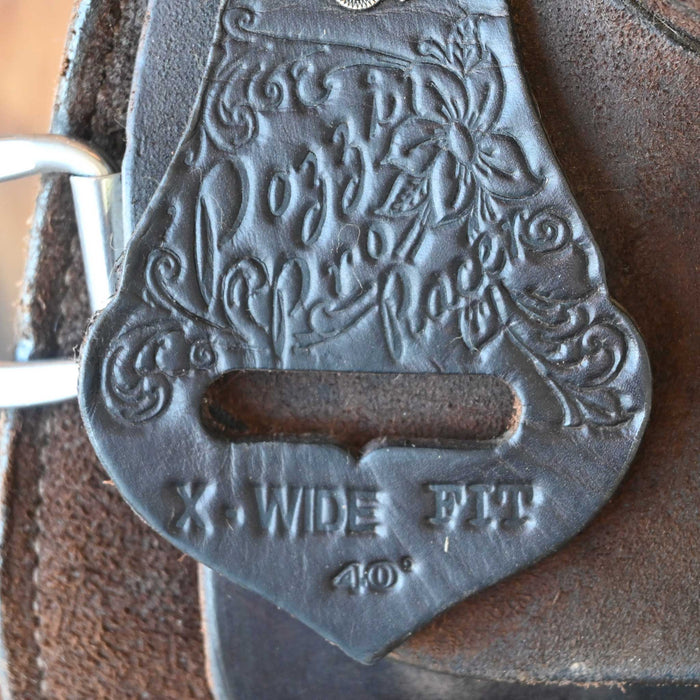 14.5" USED DOUBLE J POZZI PRO BARREL SADDLE