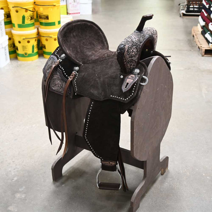 14.5" SEVEN LIGHTWEIGHT (FIBER TREE) BARREL SADDLE Saddles - New Seven Saddle