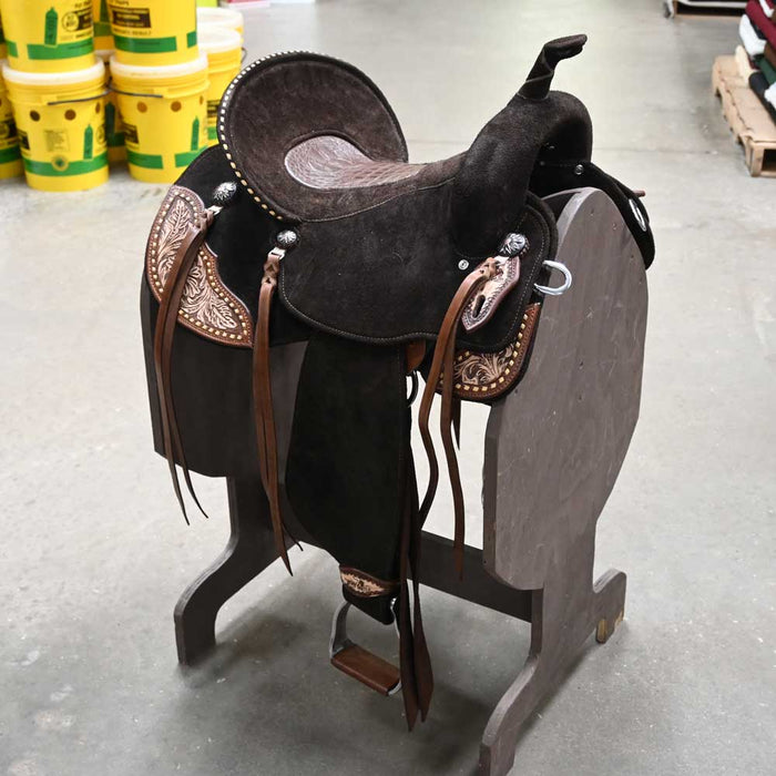 14.5" SEVEN LIGHTWEIGHT (FIBER TREE) BARREL SADDLE Saddles - New Seven Saddle