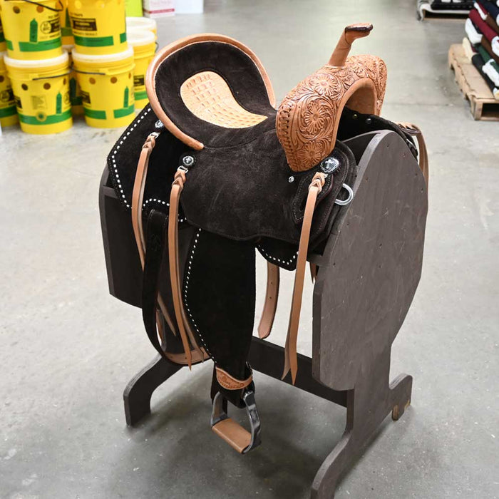 13.5" SEVEN LIGHTWEIGHT (FIBER TREE) BARREL SADDLE Saddles - New Seven Saddle