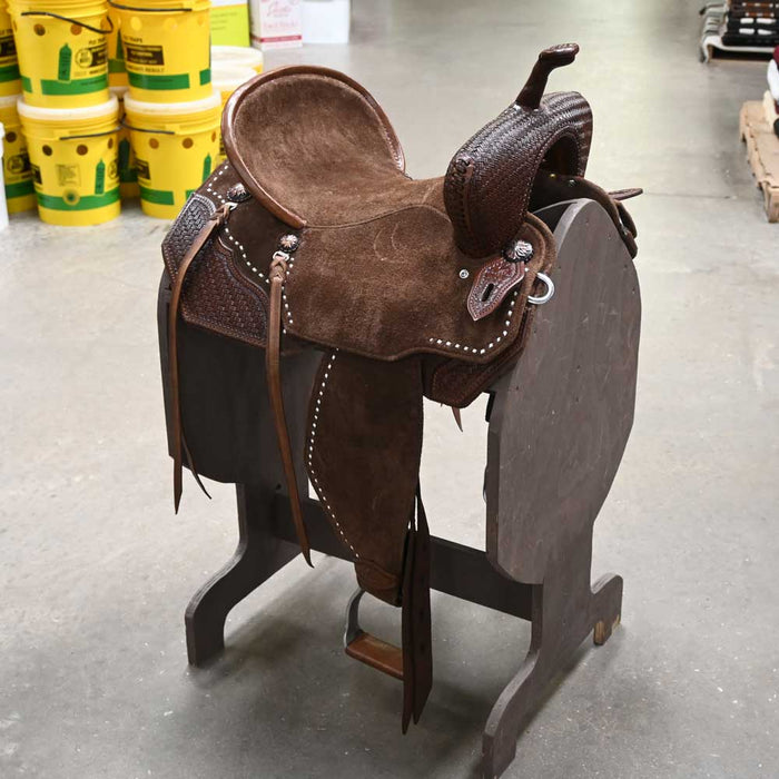 15" SEVEN LIGHTWEIGHT (FIBER TREE) BARREL SADDLE Saddles - New Seven Saddle