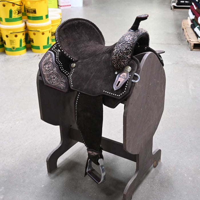 14" SEVEN LIGHTWEIGHT (FIBER TREE) BARREL SADDLE Saddles - New Seven Saddle