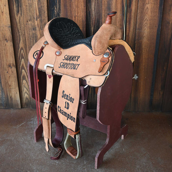 14" USED COWBOY CLASSIC BARREL SADDLE