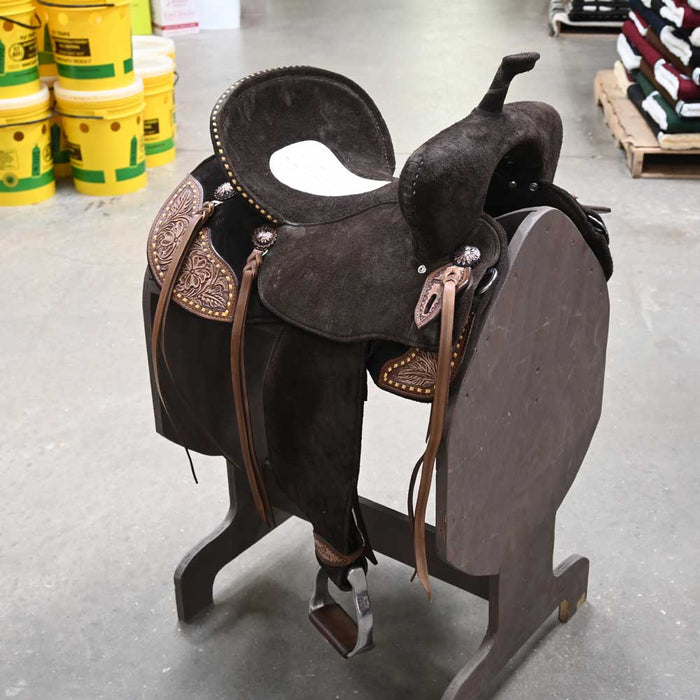 14.5" SEVEN LIGHTWEIGHT (FIBER TREE) BARREL SADDLE Saddles - New Seven Saddle
