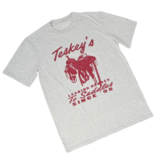 Teskey's Leading Horses To Saddles Tee - Oatmeal TESKEY'S GEAR - SS T-Shirts Teskey's