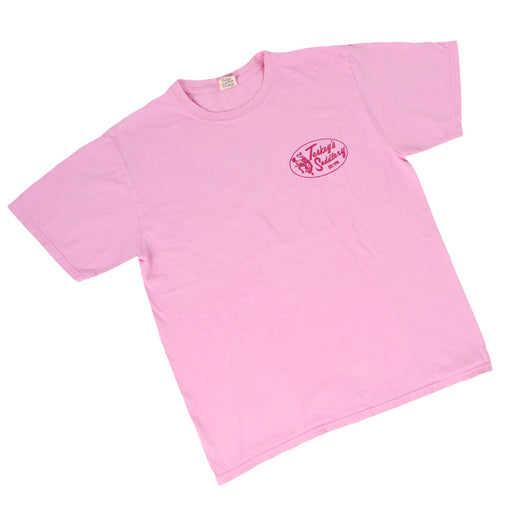 Teskey's Retro Best In The West Tee - Hot Pink TESKEY'S GEAR - SS T-Shirts Teskey's