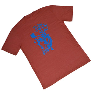 Teskey's Retro Best In The West Tee - Chili TESKEY'S GEAR - SS T-Shirts Teskey's