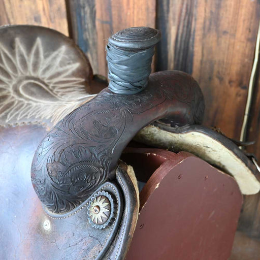 14" USED MARTIN TEAM ROPING SADDLE Saddles - Used Martin Saddlery