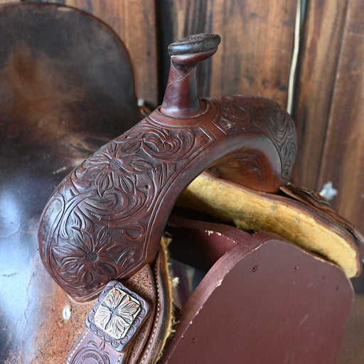 14" USED JEFF SMITH BARREL SADDLE Saddles - Used Jeff Smith