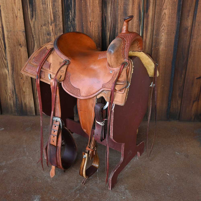 16" USED THE 77 CAMP CUTTING SADDLE Saddles - Used The 77 Camp Saddlery