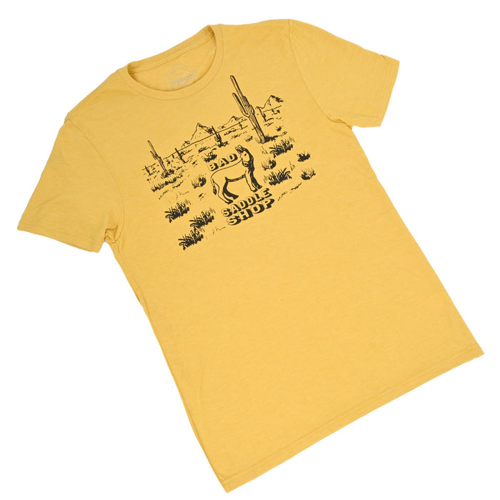 Teskey's Bad Burro Saddle Shop Tee - Suncatcher Gold TESKEY'S GEAR - SS T-Shirts Teskey's
