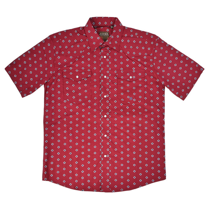 Roper Men's Pearl Snap Western Shirt MEN - Clothing - Shirts - Short Sleeve Roper Apparel & Footwear