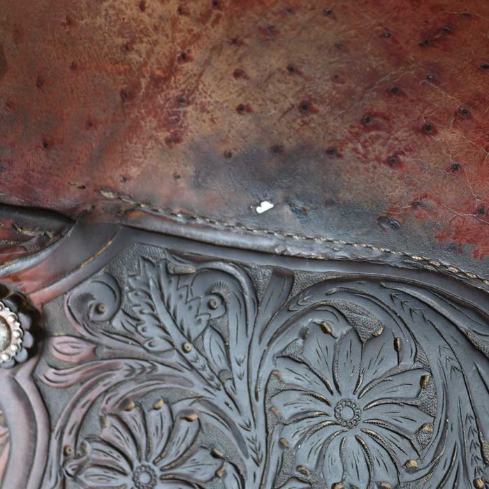 14.5" USED MARTIN TEAM ROPING SADDLE Saddles - Used Martin Saddlery