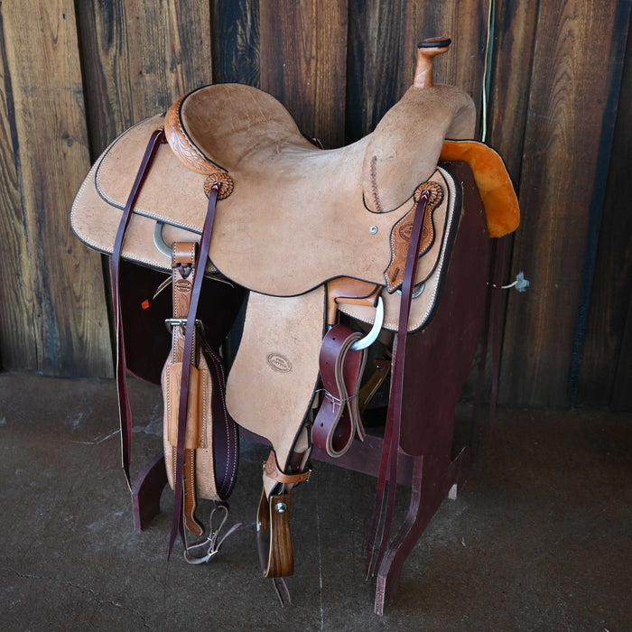 15.5" TESKEY'S PRO CUTTER RANCH CUTTER SADDLE