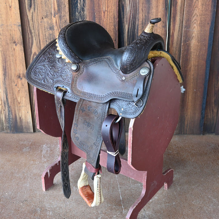 14" USED BARREL SADDLE Saddles - Used SHOPMADE