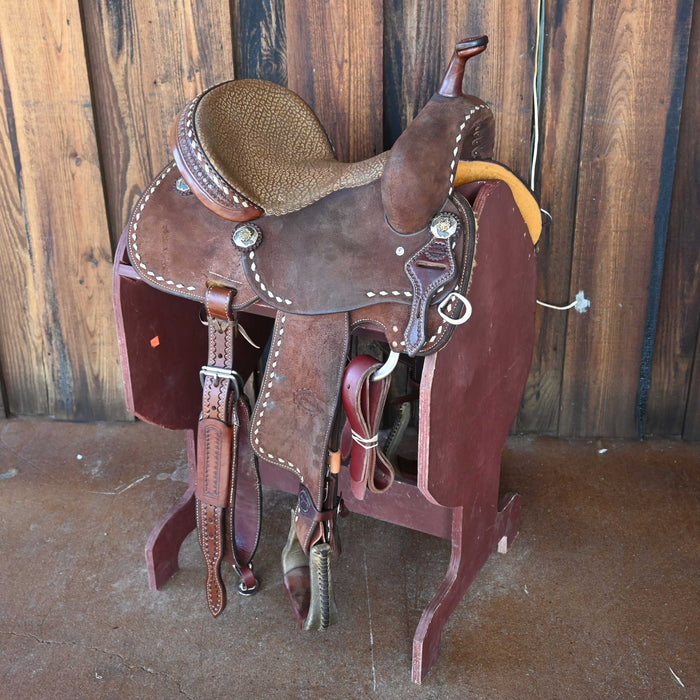 14" USED TESKEY'S BARREL SADDLE