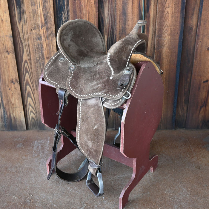 14" USED BARREL SADDLE Saddles - Used SHOPMADE