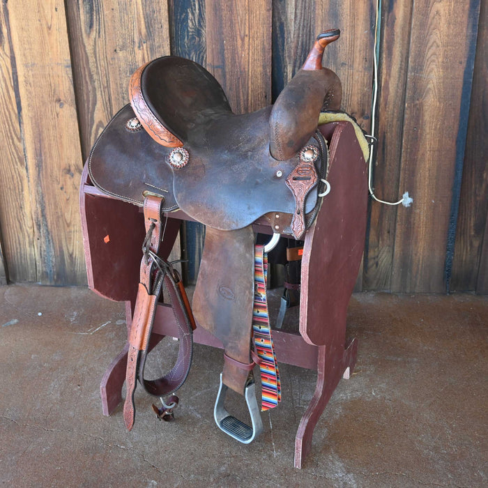 13.5" USED TESKEY'S BARREL SADDLE