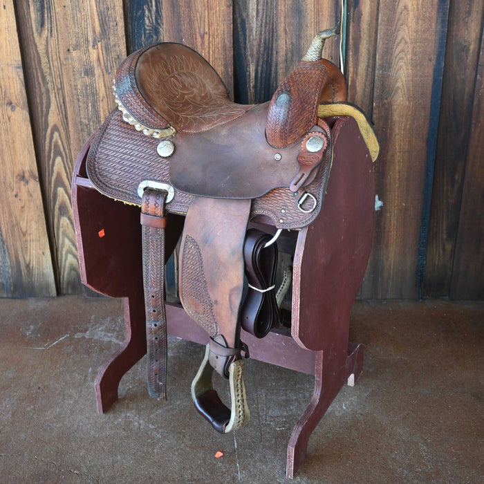13.5" USED BILLY COOK BARREL SADDLE