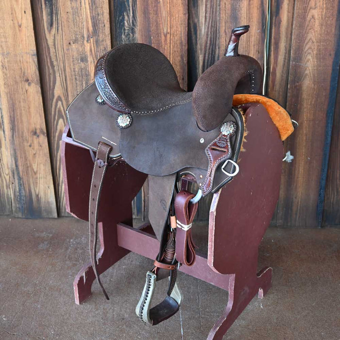 14" TESKEY'S BARREL SADDLE Saddles - New Teskey's Saddlery